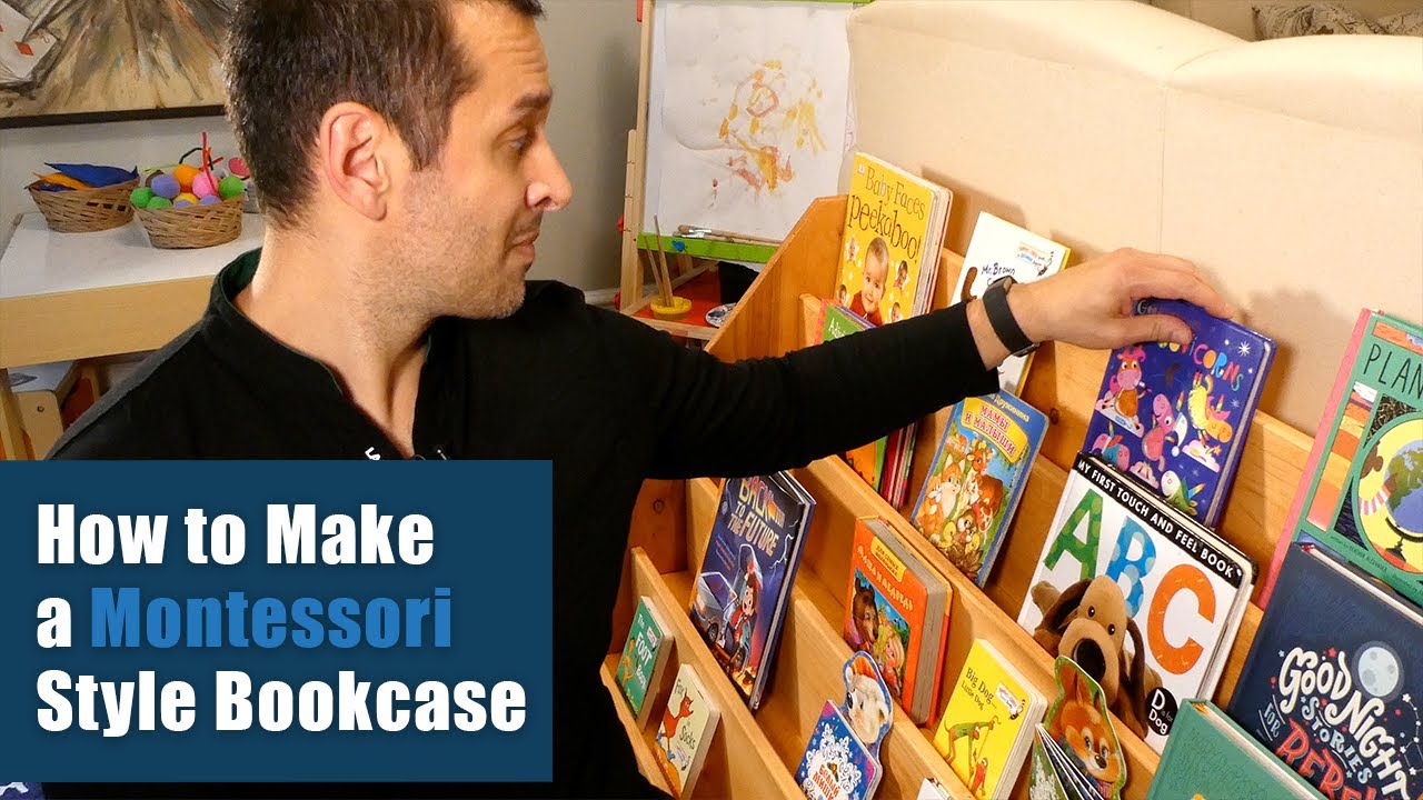 How to Make a Montessori Style Wooden Bookcase