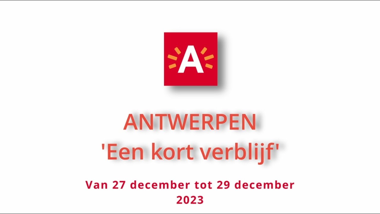 Antwerpen 2023 , een kort verblijf