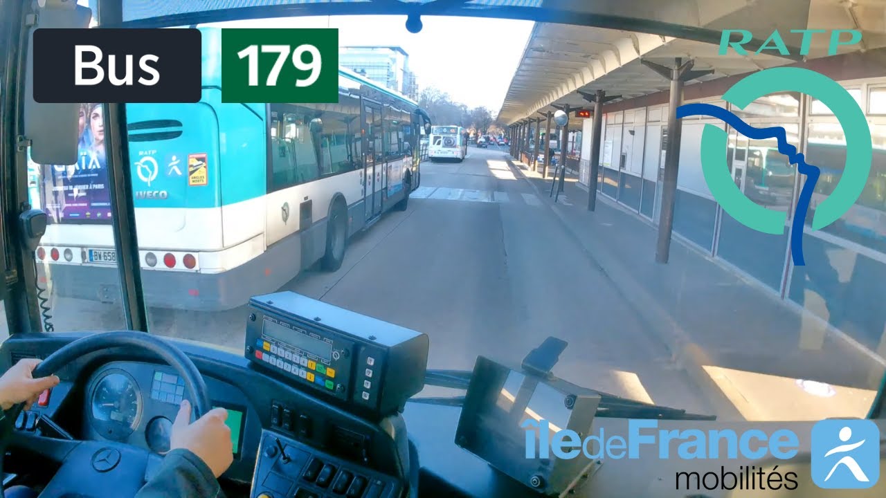 Bus 179 RATP | Robinson RER - Pont de Sèvres Métro - 4K
