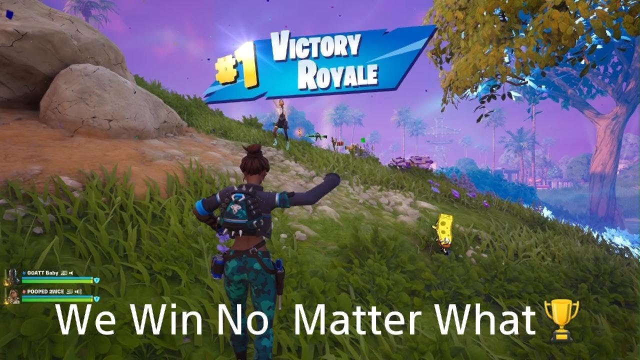 We Out Here On Same Trios Zero Build On Fornite We Secured The Win ￼🏆👑