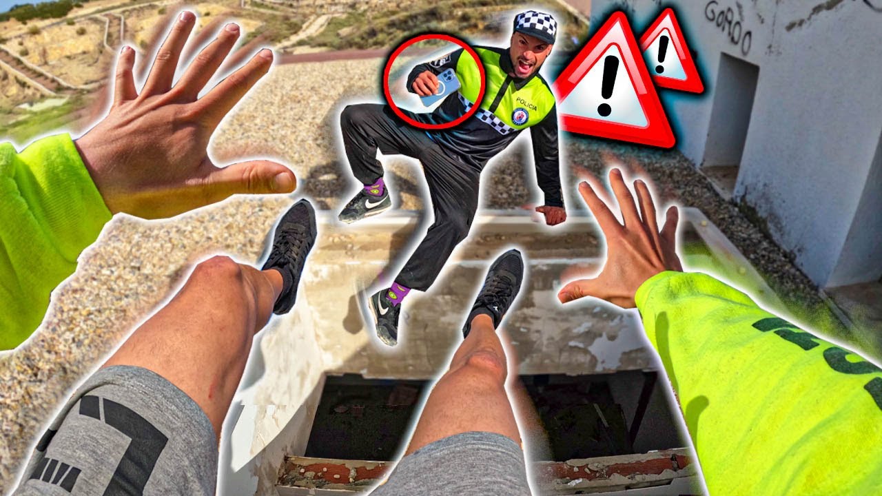 PERSIGO A un POLICÍA que ME ROBA EL MÓVIL👮 | PERSECUCIÓN de PARKOUR POV