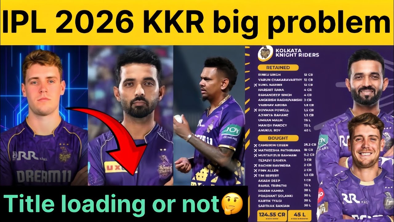 IPL 2026 KKR in trouble 🤔| KKR BIG PROBLEM | #kkr #ipl2026