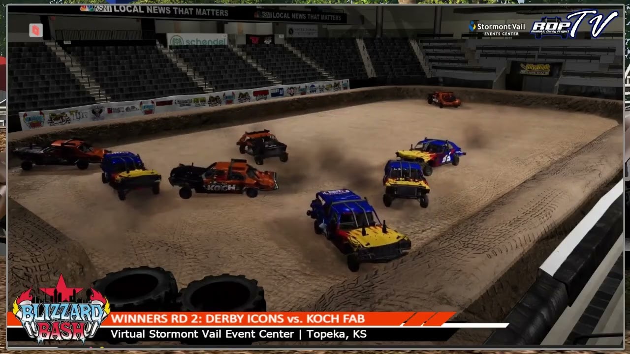 Virtual Blizzard Bash 2025 Koch Racing vs Derby Icons