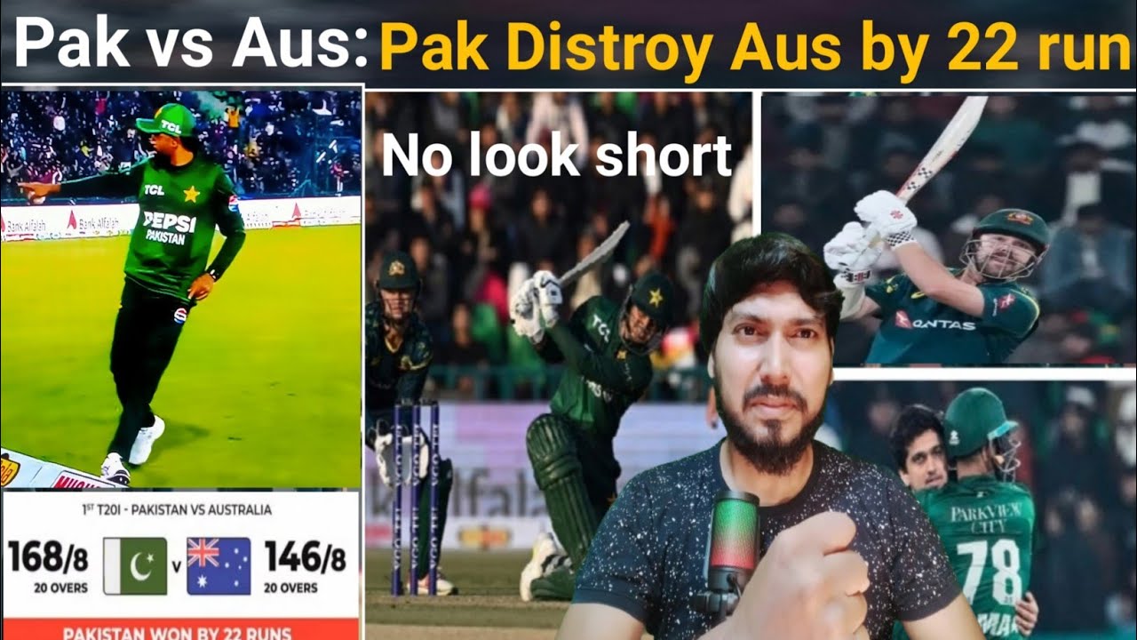 Pak vs Aus: 1st T-20 i # Pak beat aus by 22 run ,saim ayub all round performance ll