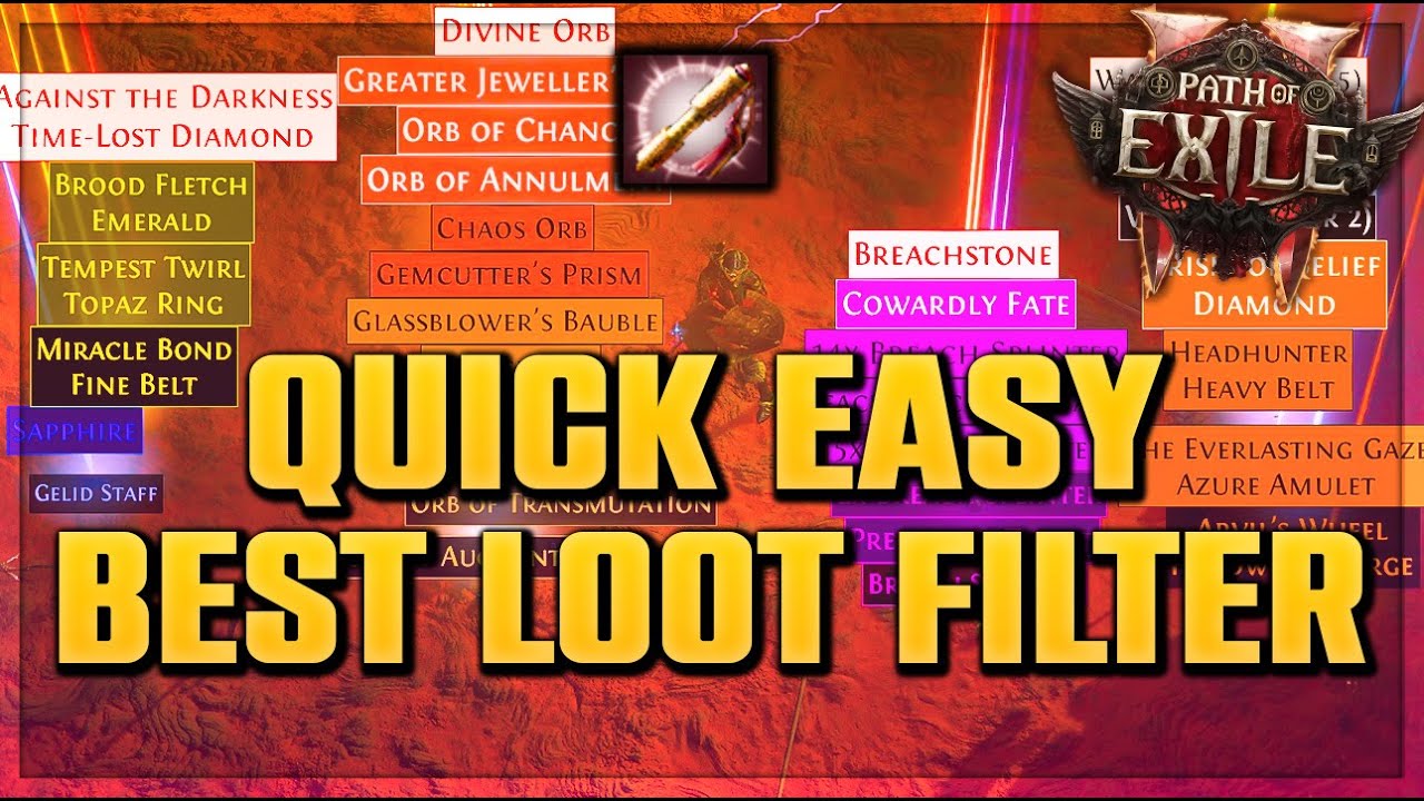 Filterblade Guide Make a Custom Loot Filter in Minutes - Path of Exile 2