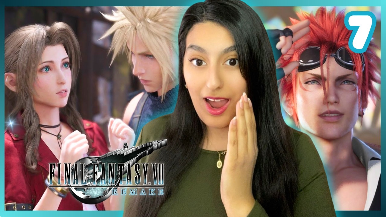 A SHOCKING BATTLE WITH RENO & A HEROIC RESCUE! | Final Fantasy VII Remake Blind Playthrough | Part 7