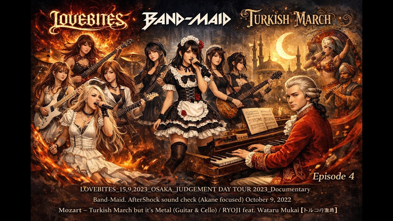 The Ultimate Japanese Metal & Rock Mastery | Lovebites x Band-Maid x Mozart And ?