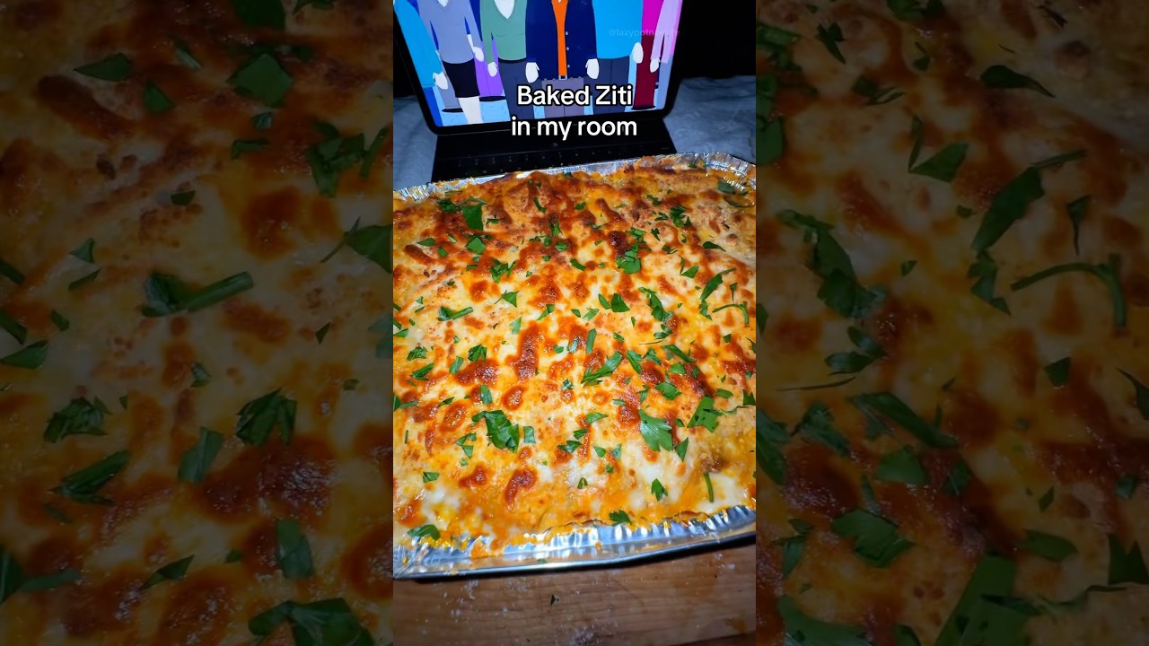 Baked Ziti in my dorm room #shorts