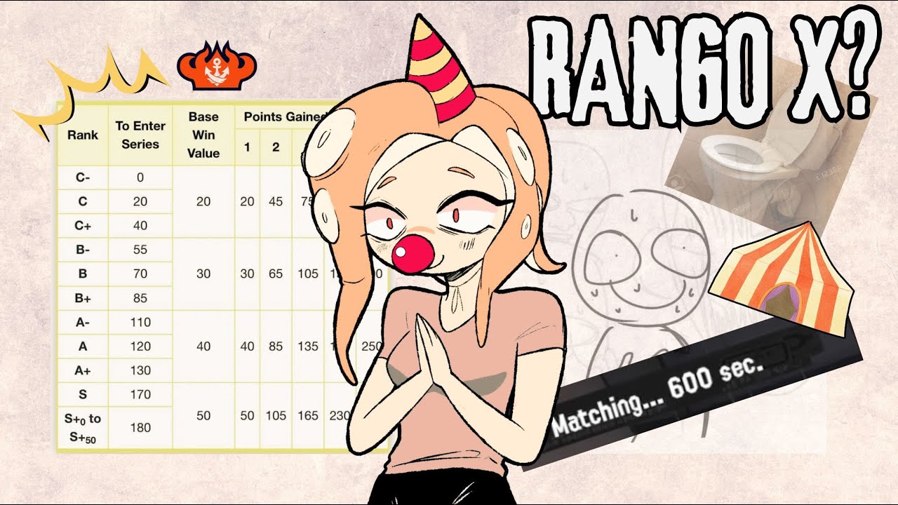 El rango X de Splatoon 3 es BASURA💩 (𝙍𝘼𝙉𝙏) #splatoon3