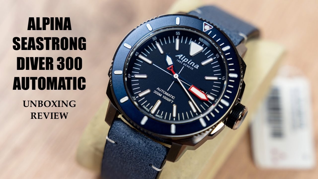 Alpina Seastrong Diver 300 Automatic AL-525LNN4TV6 Watch | Review Valjoux Relogios
