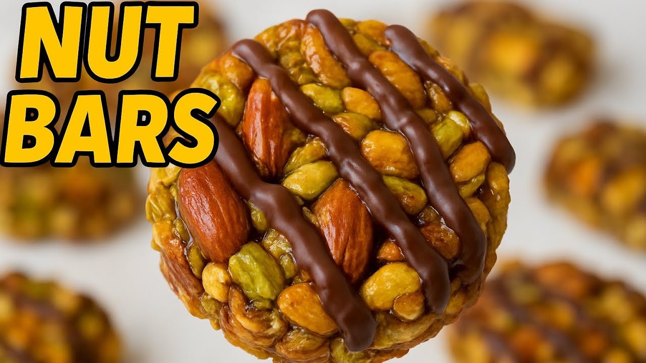 Delicious & Healthy Homemade Nut Bars | Easy Energy Snack Recipe