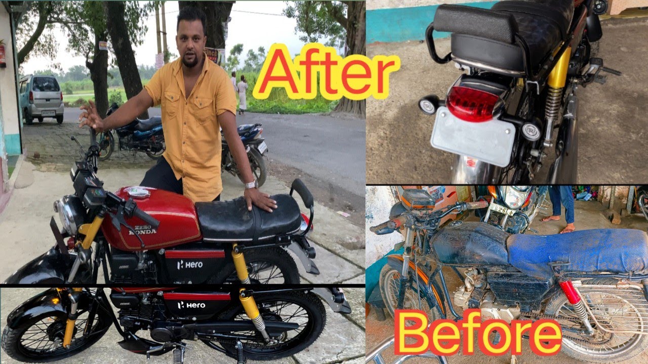 Hero honda CD100SS MODIFIED Into Rx100 special || 2023 🤟 new