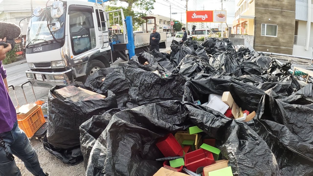 【金物全処分】トン袋40個超！沖縄地元の金物屋さんが閉店するので作業を手伝います！