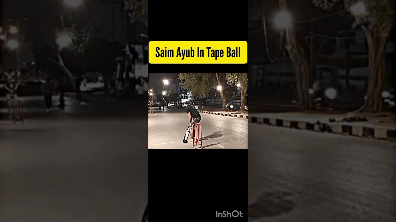 Saim Ayub In Tape Ball ?? 💯🔥🔥 #cricket #tapeballfever #cricketequipment #tapeballcricket #tapeboll