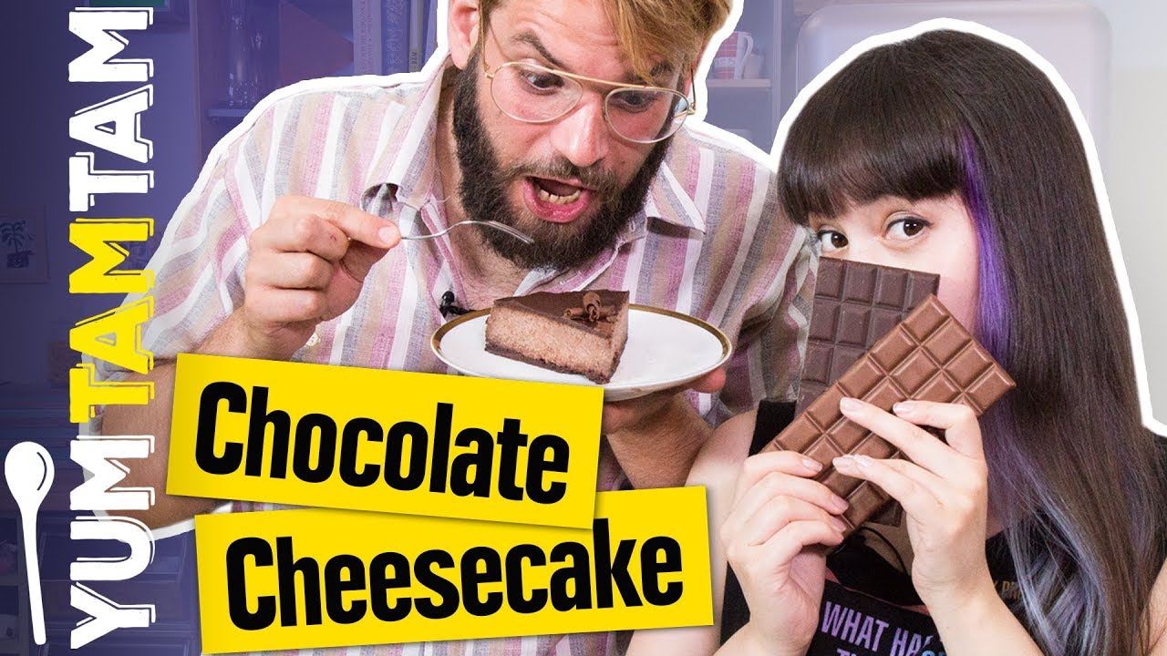 Chocolate Cheesecake // Mit Schokokeksboden // #yumtamtam
