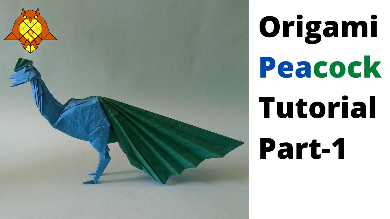 Origami Peacock Tutorial Part-1 (Shubham Mathur)