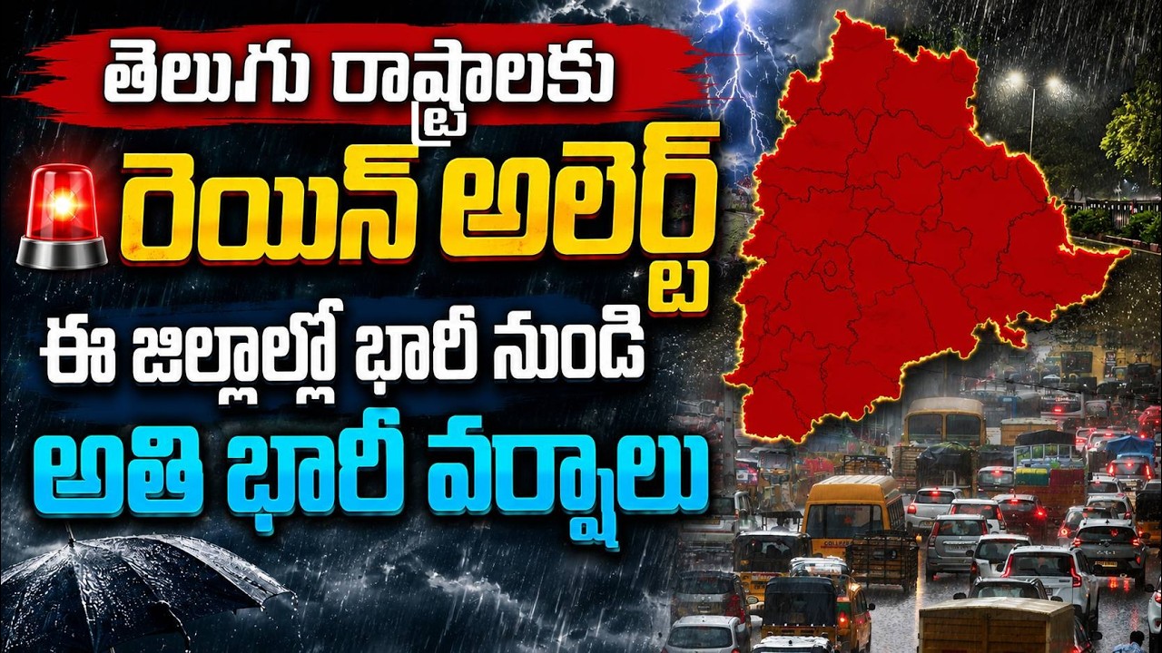 దంచికొడుతున్న వర్షాలు | Heavy Rain Alert to Telugu States | Latest Weather Forecast | SaumanTV Sai