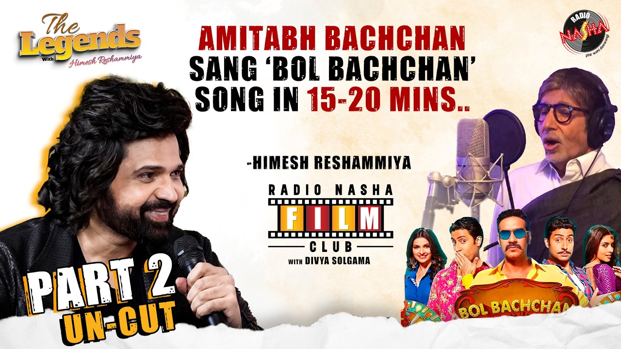 Himesh Reshammiya Opens Up on His Singing, Acting & Controversies – Radio Nasha Film Club Part 2!