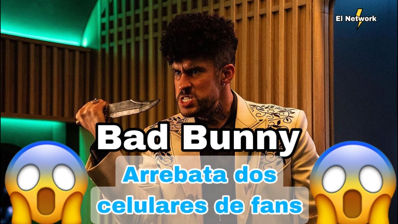 ⚡️Bad Bunny vuelve a quitar celulares⚡️