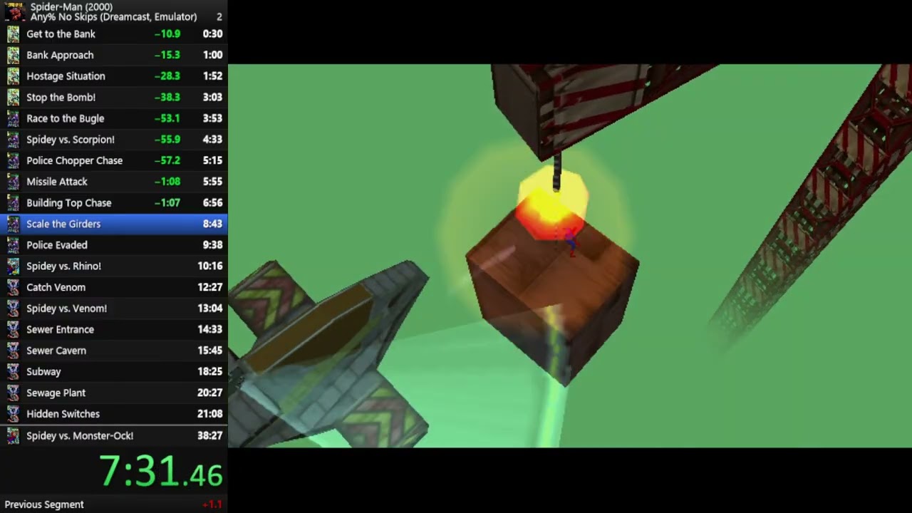 [DC-Emu] Spider-Man - Any% No Skips 34:19