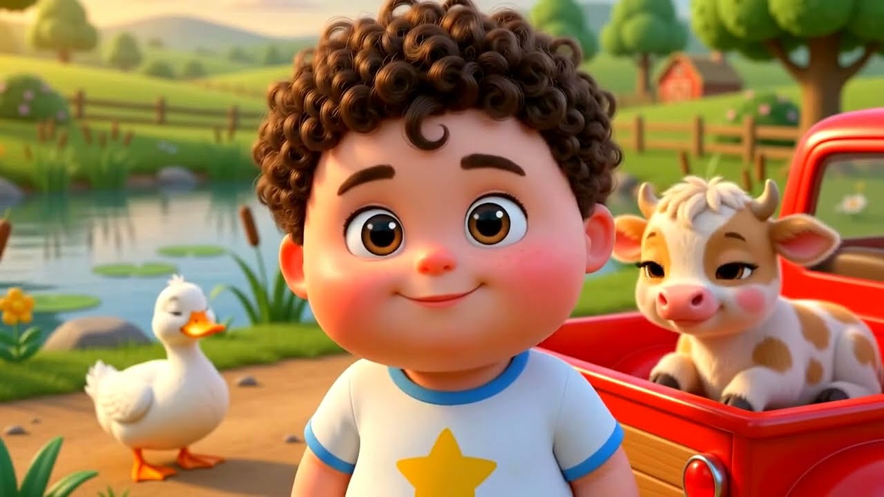Animal Sounds for Kids 🐄 Leo & Truckie Find the Lost Baby Calf! 🚜 Farm Song