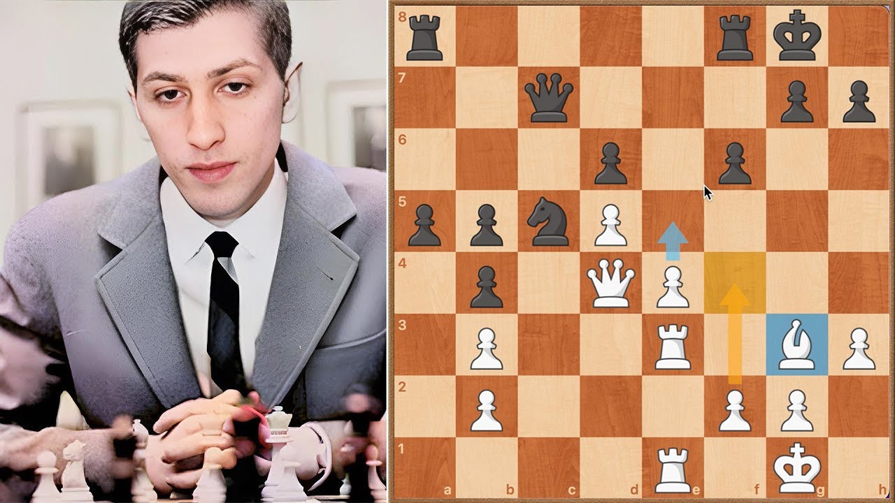 ⚡ Bobby Fischer y su Mítica partida de Ajedrez donde sus peones son imparables