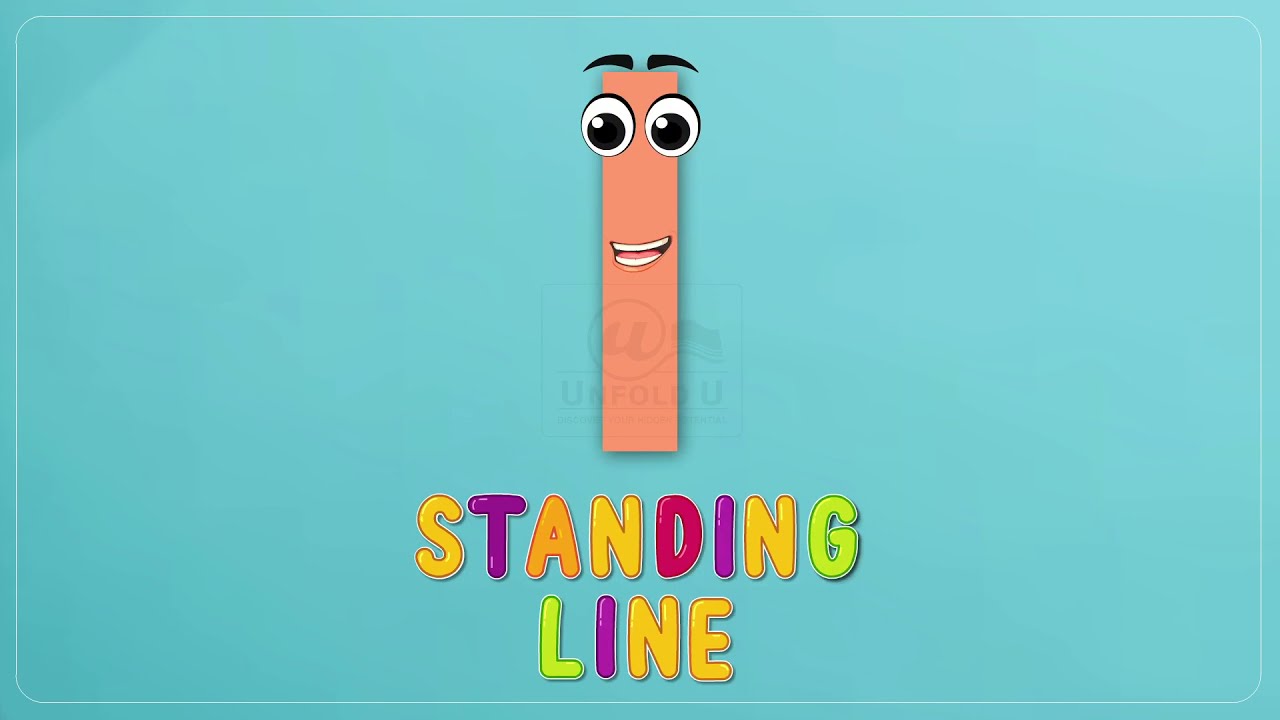 Lines | Slanting line | Standing line | Sleeping line | Introduction to lines