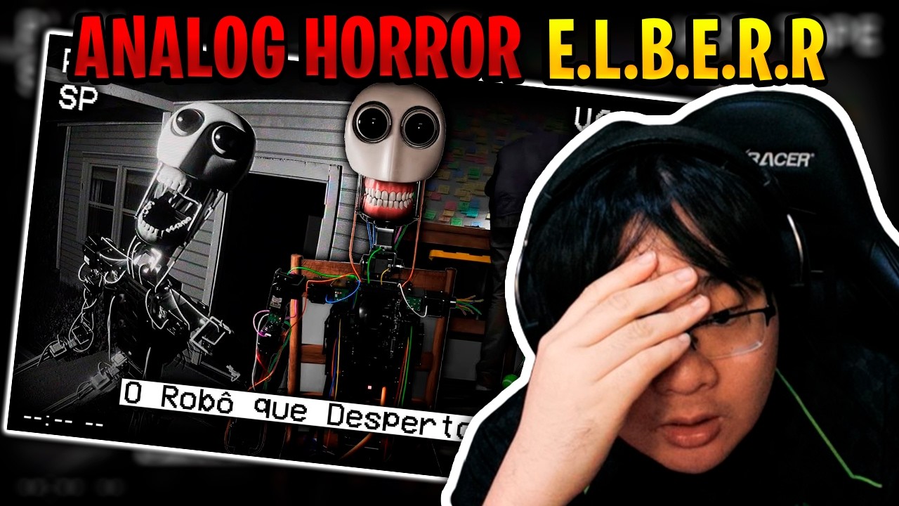 ANALOG HORROR E.L.B.E.R.R: O PROTOCOLO DA MÁQUINA DIVINA (Eu Hipe) | Tiba REACT