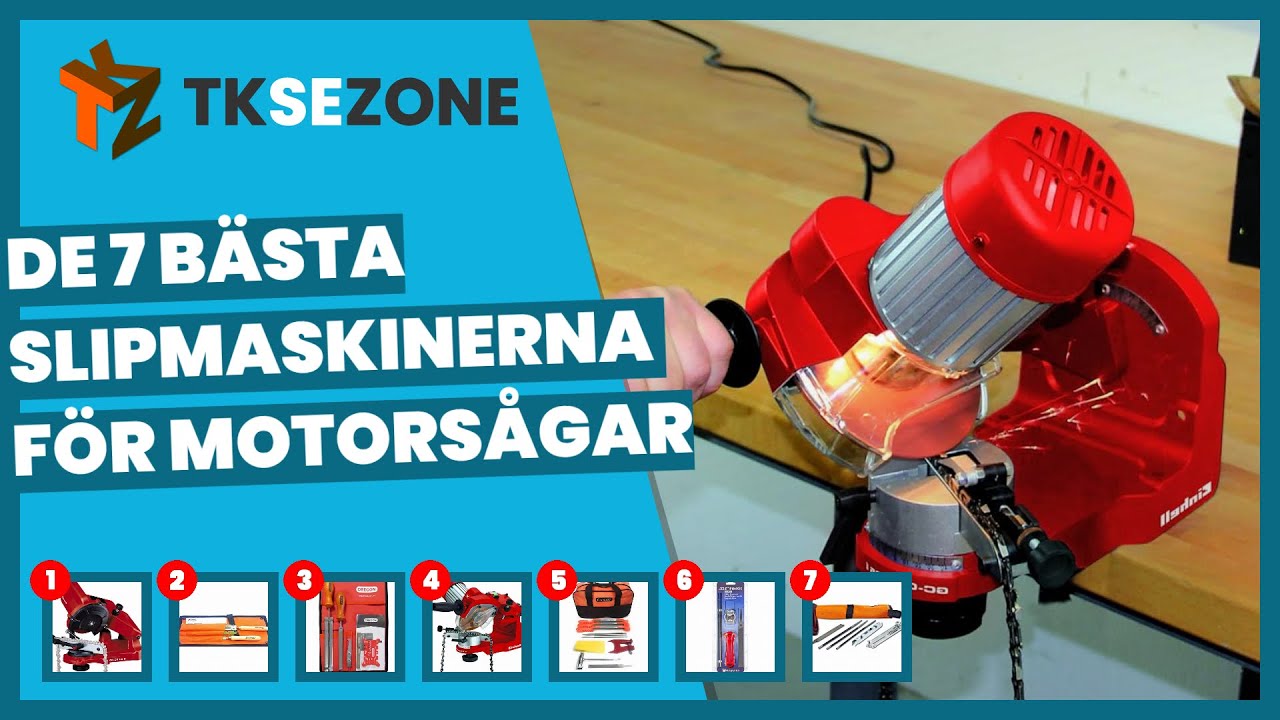 De 7 bästa slipmaskinerna för motorsågar