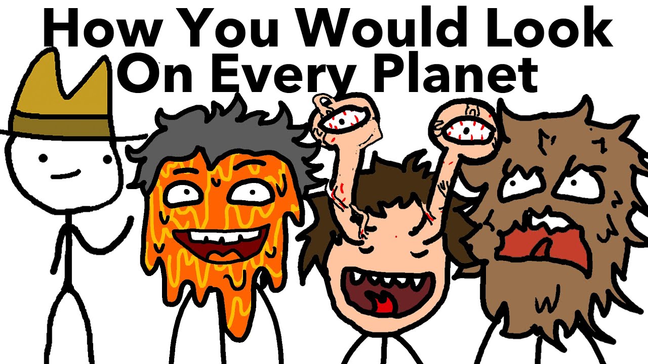How Humans Would Look Living On Different Planets