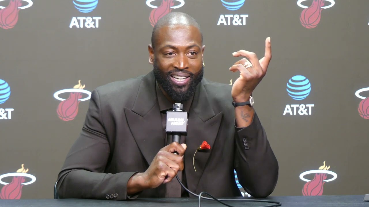 Dwyane Wade Reacts To Statue Unveiling, His Message To Current Miami Heat Team, Love For Pat Riley