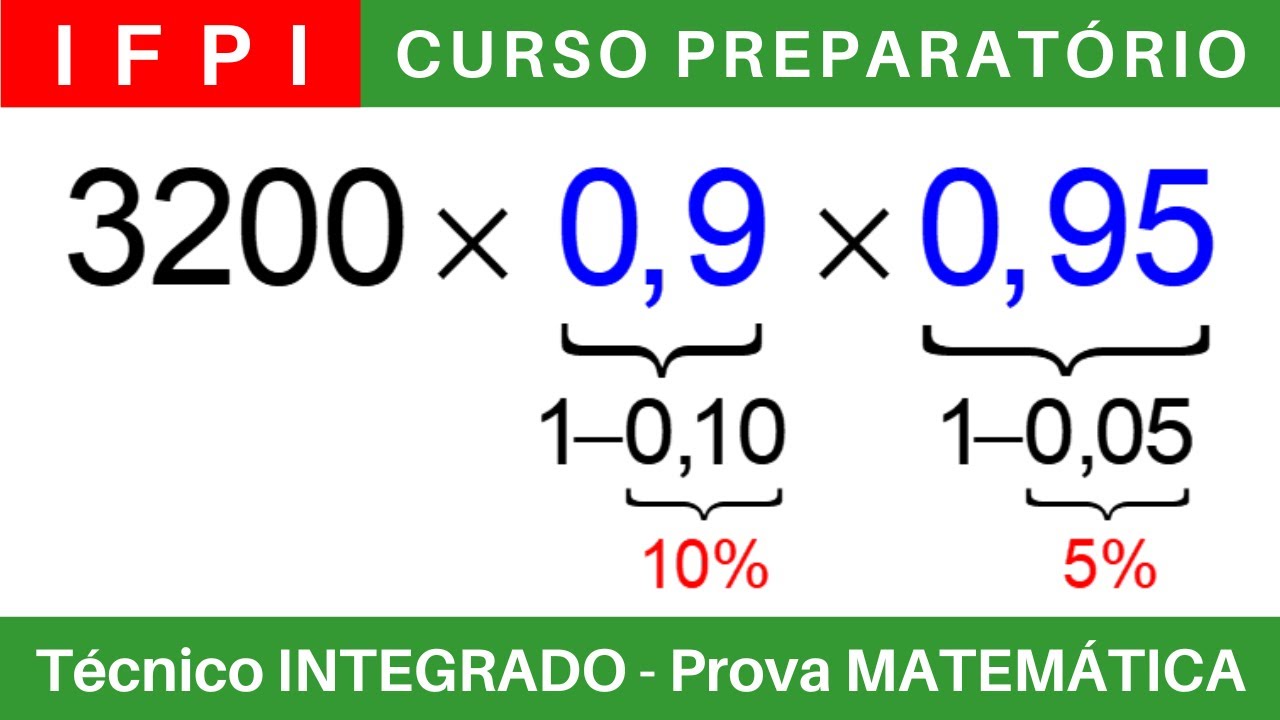 IFPI 🔴 Curso Preparatório 2025/2026 de MATEMÁTICA #IFPI Técnico Integrado ao Ensino Médio @BoraIF