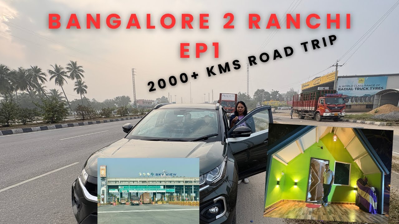 Bangalore To Ranchi Ep 1 | 2000 plus Kms Road Trip | Christmas Vacation I Pitstop @ Vishakhapatnam