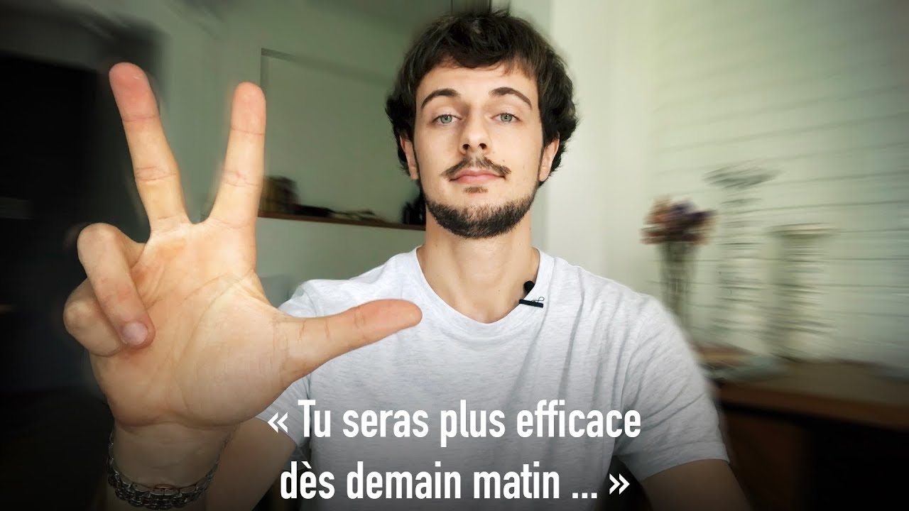 PRODUCTIVITÉ : 3 HABITUDES PEU CONNUES