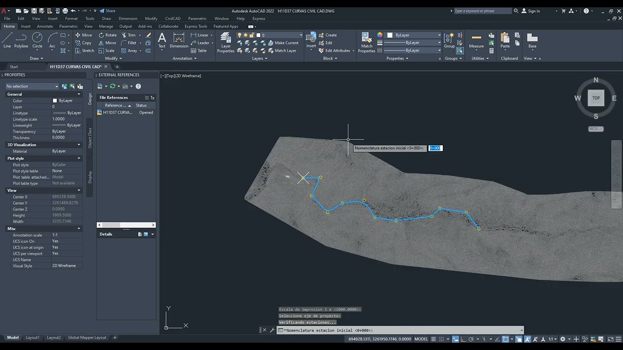 H11D37 CURVAS CIVIL CAD