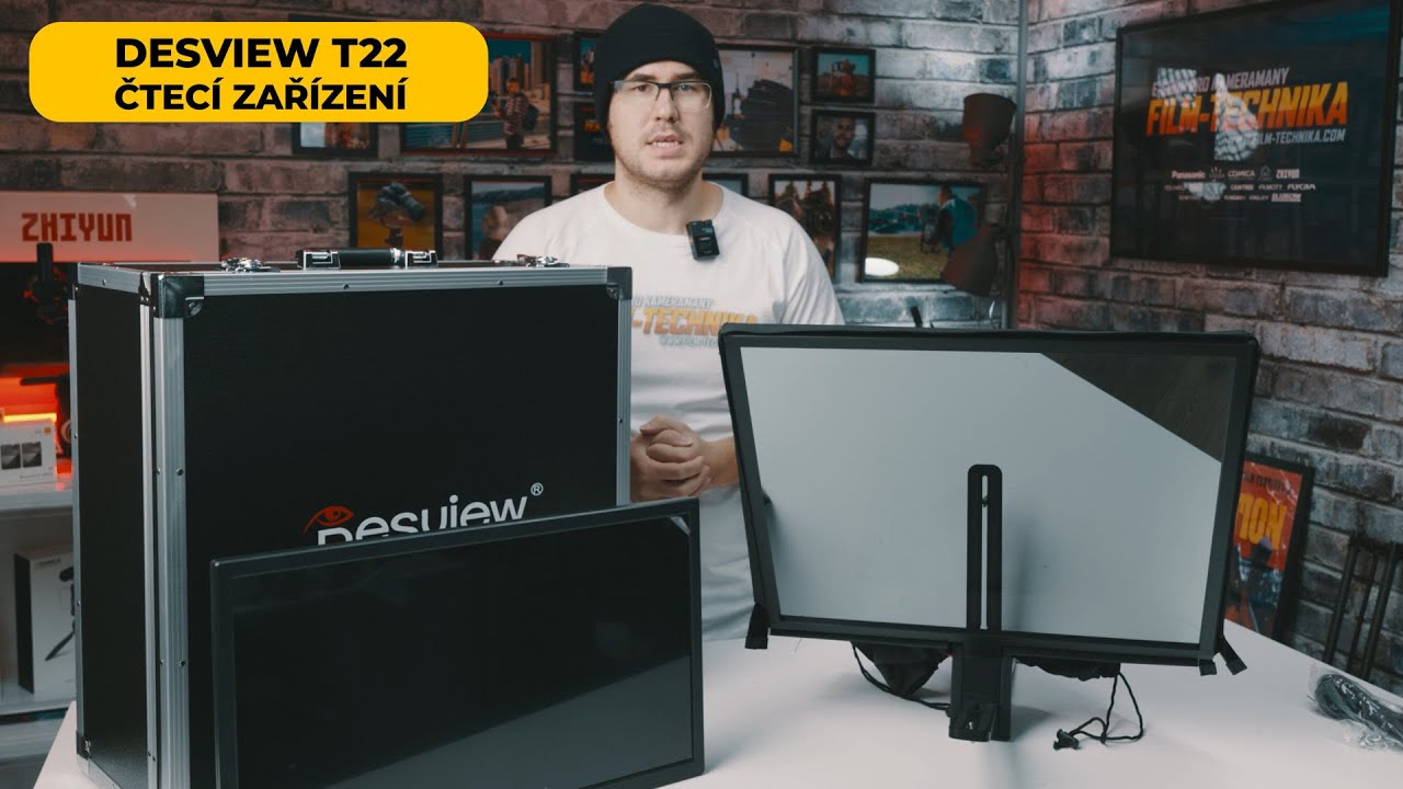 Desview T22 - čtecí zařízení, teleprompter s 21,5