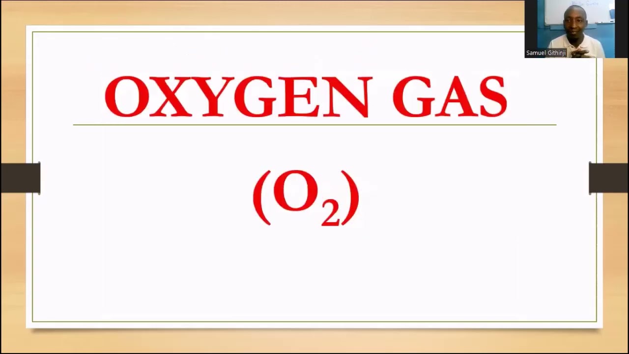 THE CHEMISTRY OF GASES part 1 By Dr Sirme