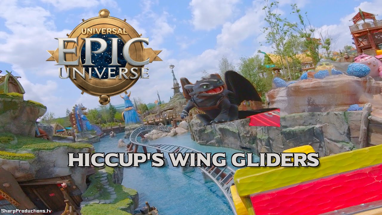 Hiccup's Wing Gliders at Isle of Berk at Universal Epic Universe - Orlando, Florida