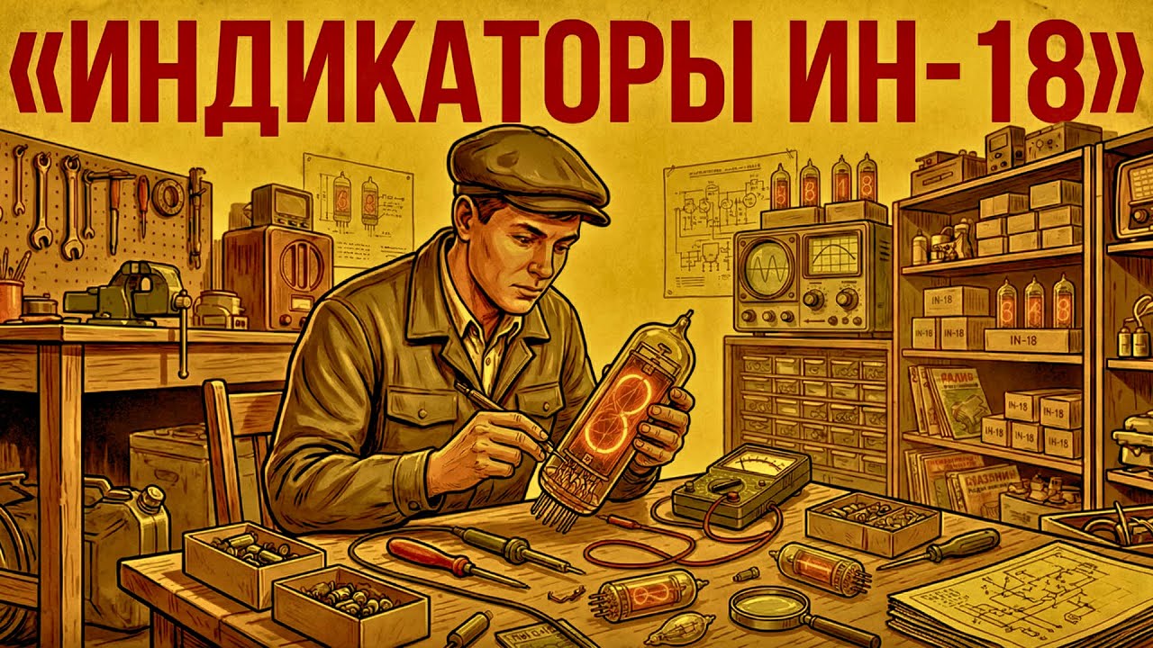 Король газоразрядных ламп: вспоминаем легендарный индикатор ИН-18, за которым охотились все