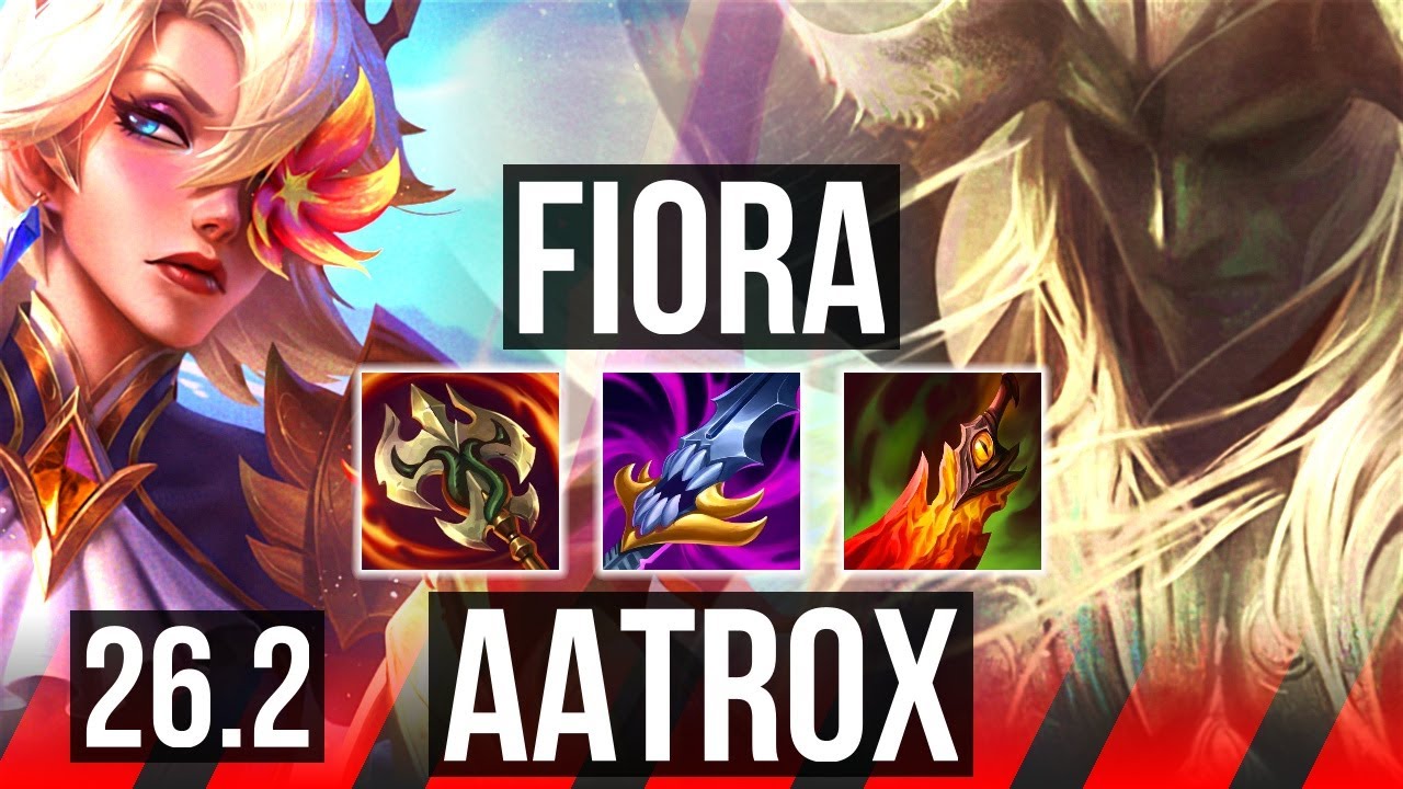FIORA vs AATROX (TOP) | 69K damage | TR Grandmaster | 26.2
