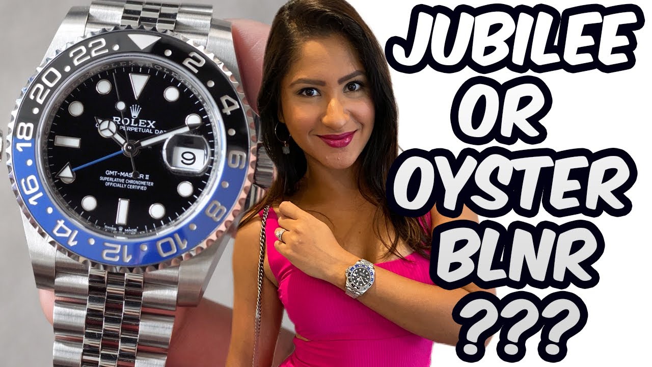 ROLEX GMT MASTER 2 - 116710BLNR vs 126710BLNR  - Jubilee or Oyster Bracelet?