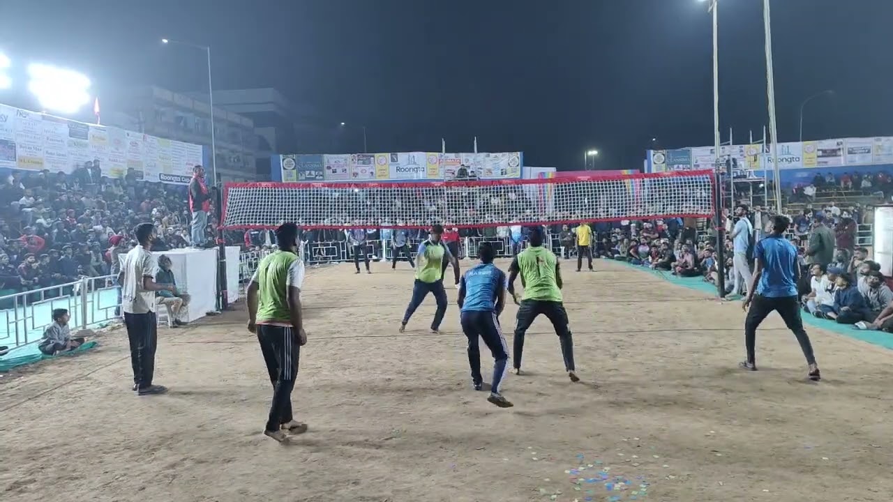Kaushik Jadav Vs Hardik Bhikha at Surat Shooting Volleyball Tournament