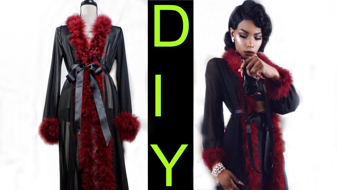 $40 FUR TRIM GOWN HOW TO BAD AND BOUJEE VALENTINE'S DAY/NIGHT EDITION
