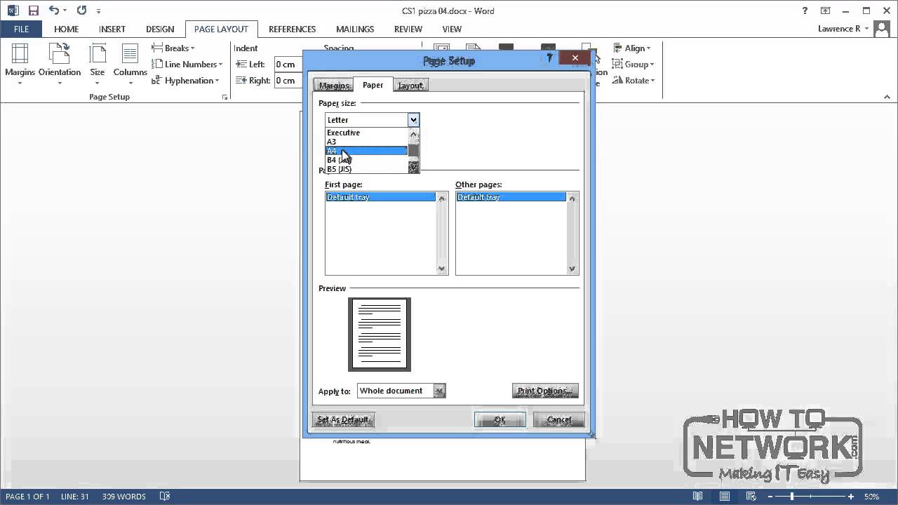 MOS: Microsoft Office Word 2013 - Formatting a Document
