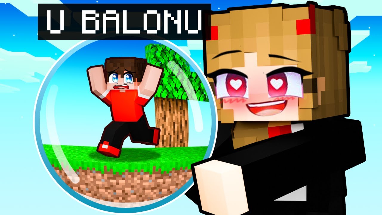 LUDI FAN ME ZAROBIO U BALONU 24 SATA U MINECRAFTU!