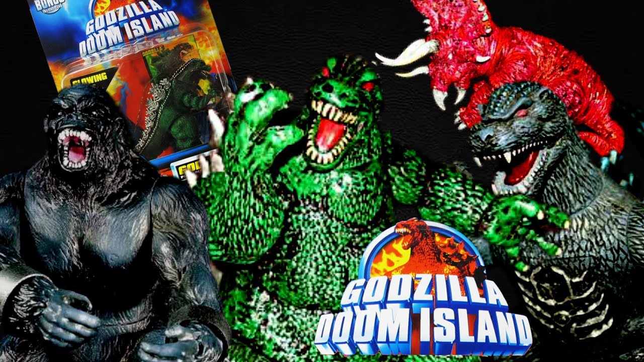 TRENDMASTERS Y los juguetes cancelados de GODZILLA Doom island