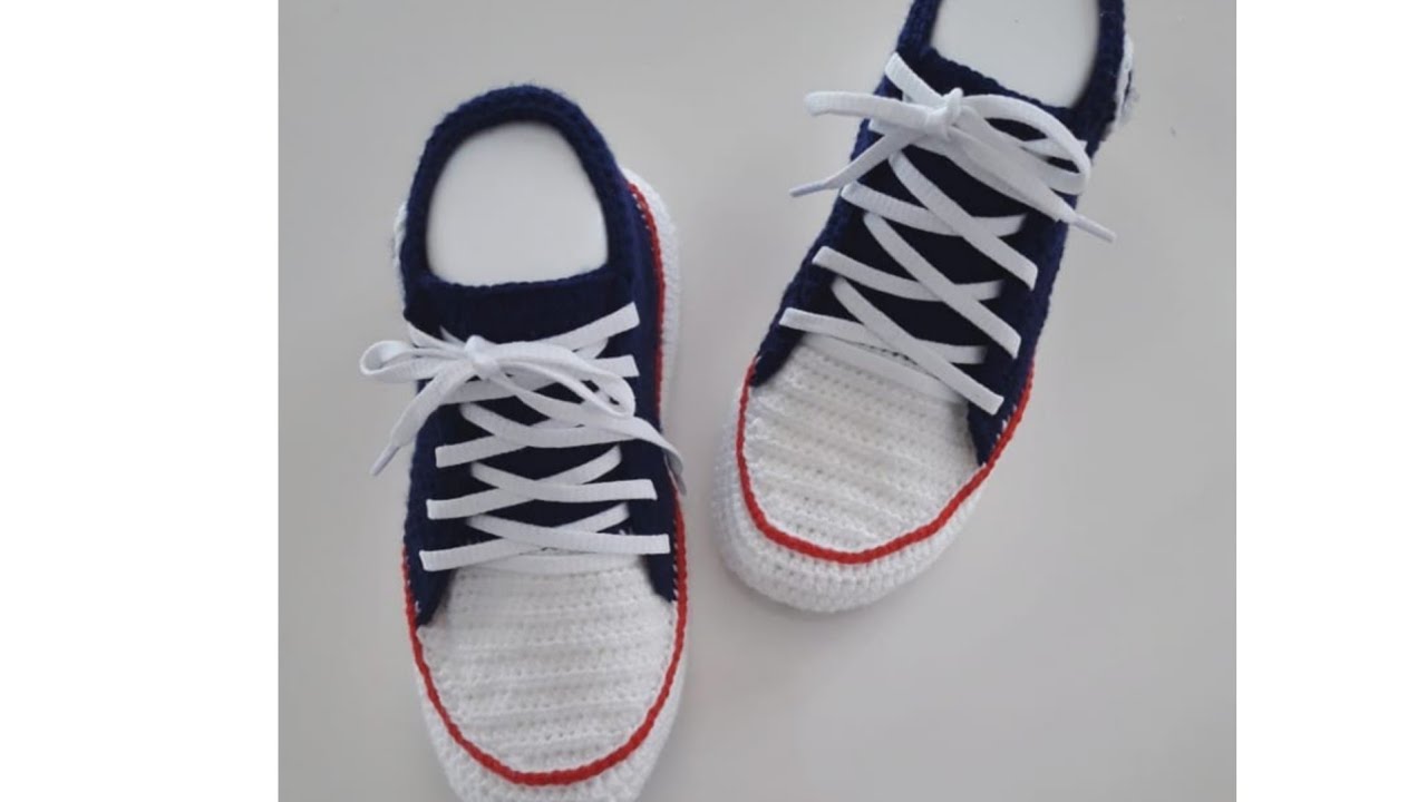tığ işi convers patık yapımı/ convers patik/ayrıntılı anlatım