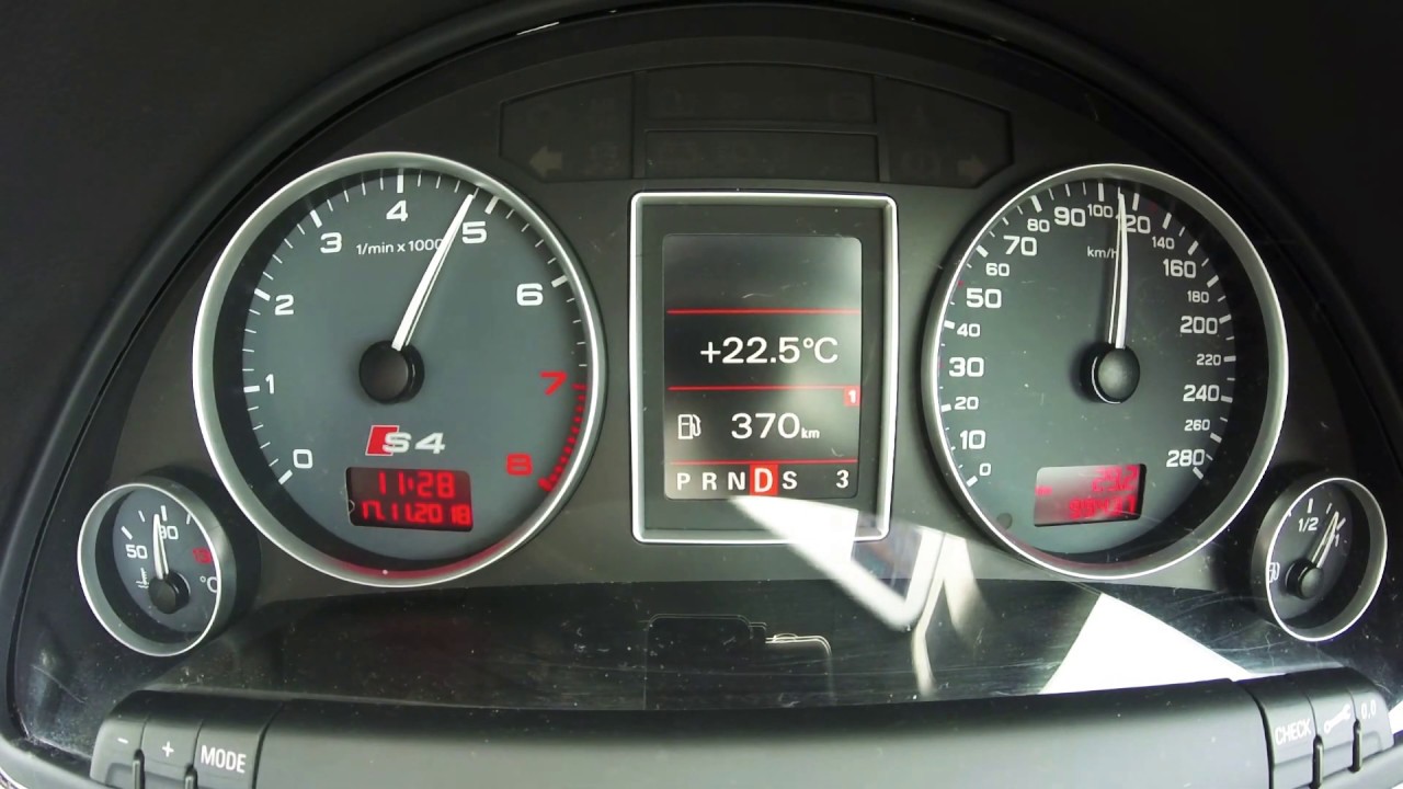 Audi s4 b7 4.2 v8 acceleration 180km/h race track