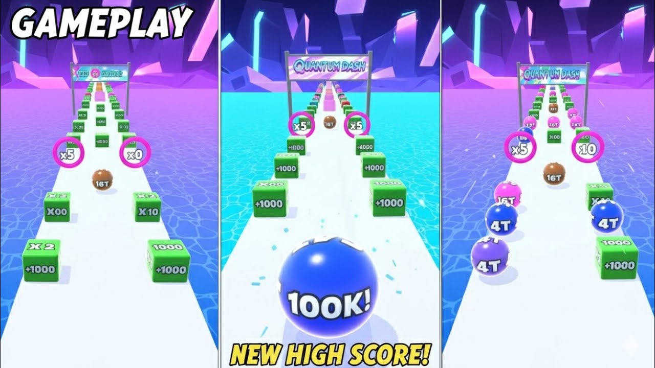 Crazy 3 Shape 2048 Battle! Jelly Run vs Tube Run &ndash; Ultimate Run!