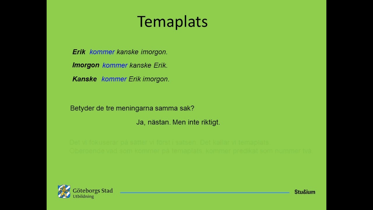 Meningsbyggnad del 1